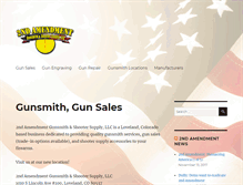 Tablet Screenshot of 2ndamendgunsmith.com